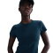 NIKE Court Advantage Dri-FIT kurzarm Tennisshirt Damen 478 - armory navy/armory navy S
