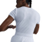 NIKE Court Advantage Dri-FIT kurzarm Tennisshirt Damen 100 - white/white S