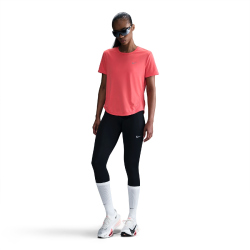 NIKE Tempo Dri-FIT kurzarm Laufshirt Damen 814 - magic ember/reflective silv S