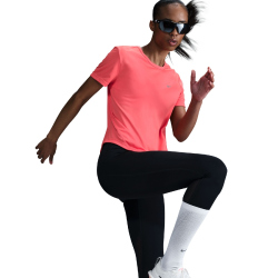NIKE Tempo Dri-FIT kurzarm Laufshirt Damen 814 - magic ember/reflective silv S