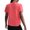 NIKE Tempo Dri-FIT kurzarm Laufshirt Damen 814 - magic ember/reflective silv S