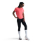 NIKE Tempo Dri-FIT kurzarm Laufshirt Damen 814 - magic ember/reflective silv S