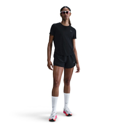 NIKE Tempo Dri-FIT kurzarm Laufshirt Damen 010 - black/reflective silv S