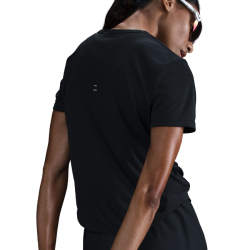 NIKE Tempo Dri-FIT kurzarm Laufshirt Damen 010 - black/reflective silv S