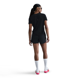 NIKE Tempo Dri-FIT kurzarm Laufshirt Damen 010 - black/reflective silv S