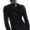 NIKE Swift Dri-FIT UV langarm Crewneck Laufshirt Damen 010 - black/reflective silv XS