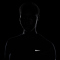 NIKE Swift Dri-FIT UV langarm Crewneck Laufshirt Damen 010 - black/reflective silv XS
