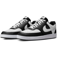 NIKE Court Vision Low Sneaker Herren 001 - black/white 42.5