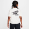 NIKE Sportswear Dance T-Shirt Mädchen 133 - sail S (128-137 cm)