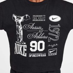 NIKE Sportswear Dance T-Shirt Mädchen 010 - black S...