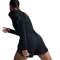 NIKE Tempo Dri-FIT Mid-Waist 3" Laufshorts Damen 011 - black/black/black/reflective silv M