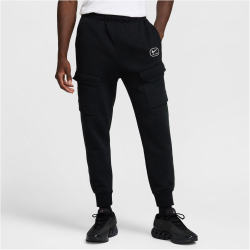 NIKE Sportswear Swoosh Air Fleece Cargo-Jogginghose Herren 011 - black/fir XS