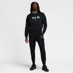 NIKE Sportswear Swoosh Air Fleece Cargo-Jogginghose Herren 011 - black/fir XS