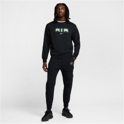 NIKE Sportswear Swoosh Air Fleece Sweatshirt Herren 011 - black/black S