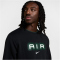 NIKE Sportswear Swoosh Air Fleece Sweatshirt Herren 011 - black/black S