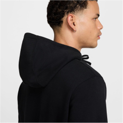 NIKE Sportswear Swoosh Air Fleece Hoodie Herren 011 - black/fir/white/white M
