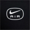 NIKE Sportswear Swoosh Air Fleece Hoodie Herren 011 - black/fir/white/white M