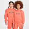 NIKE Club Fleece Hoodie Kinder 643 - lt wild mango/orange pulse M (137-147 cm)