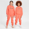 NIKE Club Fleece Hoodie Kinder 643 - lt wild mango/orange pulse M (137-147 cm)