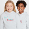 NIKE Club Fleece Hoodie Kinder 025 - photon dust/dynamic turq M (137-147 cm)