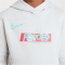 NIKE Club Fleece Hoodie Kinder 025 - photon dust/dynamic turq M (137-147 cm)