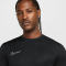 NIKE Academy Dri-FIT Fußball kurzarm Trainingsshirt Herren 010 - black/black/white/white XS