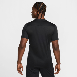 NIKE Academy Dri-FIT Fußball kurzarm Trainingsshirt Herren 010 - black/black/white/white S