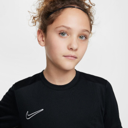 NIKE Academy 25 Dri-FIT kurzarm Trainingsshirt Kinder 010 - black/black/white/white M (137-147 cm)
