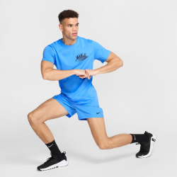 NIKE Dri-FIT Fitness T-Shirt Herren 412 - university blue S