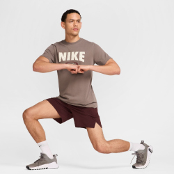 NIKE Dri-FIT Fitness T-Shirt Herren 289 - cave stone M