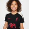 NIKE FC Liverpool Strike Dri-FIT kurzarm Trainingsshirt Kinder 013 - black/coconut milk/gym red S (128-137 cm)