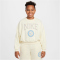 NIKE Sportswear Club Boxy Crewneck Sweatshirt Mädchen 113 - coconut milk/college grey S (128-137 cm)