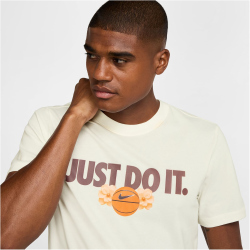 NIKE Dri-FIT Basketball T-Shirt Herren 133 - sail S
