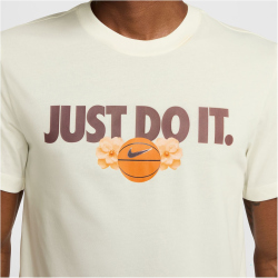 NIKE Dri-FIT Basketball T-Shirt Herren 133 - sail S