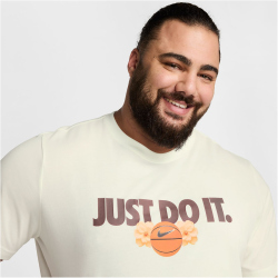 NIKE Dri-FIT Basketball T-Shirt Herren 133 - sail S