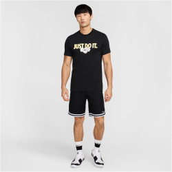 NIKE Dri-FIT Basketball T-Shirt Herren 010 - black S