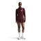 NIKE Swoosh Mid Layer 1/2-Zip Laufshirt Damen 619 - dark team red XXL