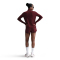 NIKE Swoosh Mid Layer 1/2-Zip Laufshirt Damen 619 - dark team red XXL
