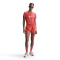 NIKE One Swoosh Dri-FIT Mid-Waist Laufshorts Damen 814 - magic ember S