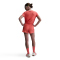 NIKE One Swoosh Dri-FIT Mid-Waist Laufshorts Damen 814 - magic ember S