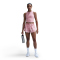 NIKE One Dri-FIT Mid-Waist 3" Printed Shorts Damen 699 - elemental pink/elemental pink/black S