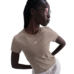 NIKE Sportswear Chill Knit T-Shirt Damen 233 - mink brown M