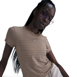 NIKE Sportswear Chill Knit T-Shirt Damen 233 - mink brown M