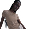 NIKE Sportswear Chill Knit T-Shirt Damen 233 - mink brown M