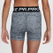 NIKE Pro Dri-FIT 5" Shorts Mädchen 084 - smoke grey/black/white S (128-137 cm)