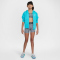 NIKE Pro Dri-FIT 5" Shorts Mädchen 084 - smoke grey/black/white M (137-146 cm)