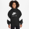 NIKE Air Fleece Hoodie Kinder 010 - black/white/white M (137-147 cm)