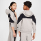 NIKE Air Fleece Hoodie Kinder 009 - college grey/black/black M (137-147 cm)