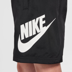 NIKE Sportswear Club Woven Shorts Kinder 010 - black/white S (128-137 cm)