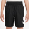 NIKE Sportswear Club Woven Shorts Kinder 010 - black/white S (128-137 cm)